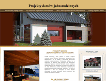 Tablet Screenshot of jednorodzinne.projekty-domow.idsl.pl