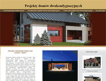 Tablet Screenshot of dwukondygnacyjne.projekty-domow.idsl.pl