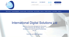 Desktop Screenshot of idsl.org.uk