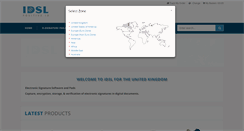 Desktop Screenshot of idsl.com