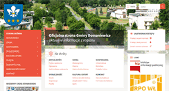 Desktop Screenshot of domaniewice.idsl.pl