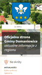 Mobile Screenshot of domaniewice.idsl.pl